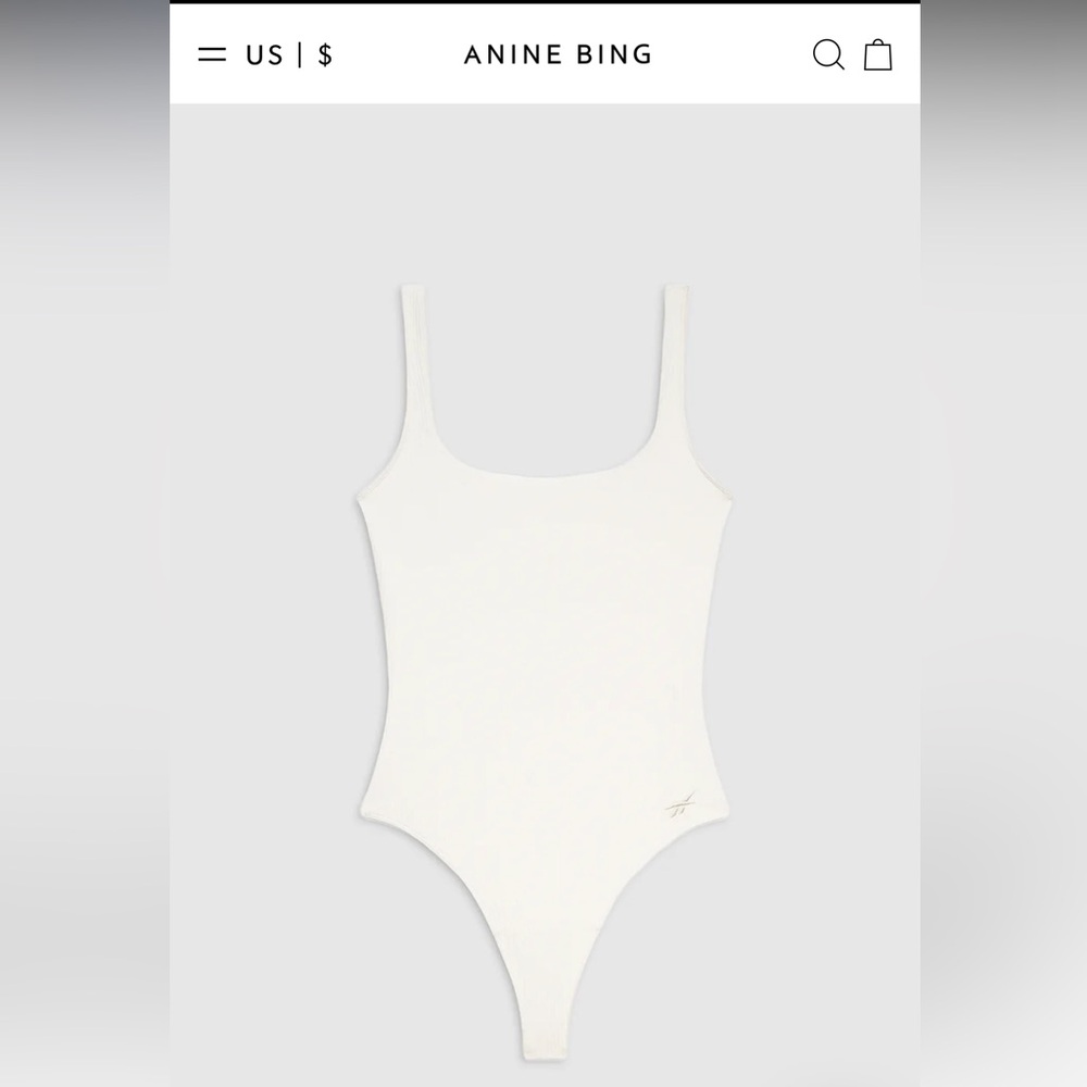 REEBOK X ANINE BING BODYSUIT XXS NWT